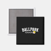Llpark ナナ 祖母 ソフトボール 売り ナナ の Llers マグネット (正面/裏面)