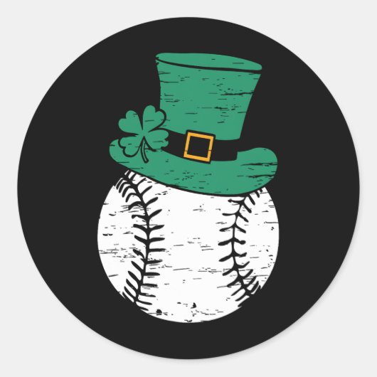 LlSt patricks dayラッキーセールプレーヤースポーツを販売 ラウンドシール (正面)