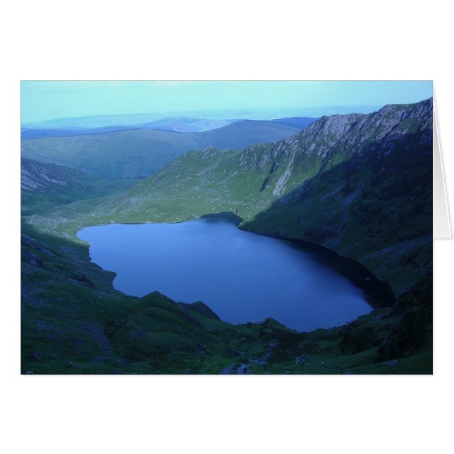 Llyn Cau、Cadair Idris [カード] (正面横)