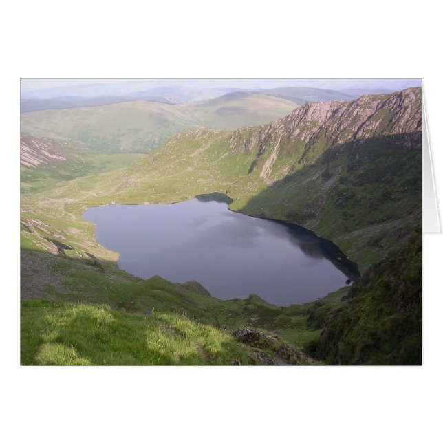 Llyn Cau、Cadair Idris [カード] (正面横)