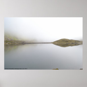 Llyn Llydaw Reservoir (Snowdonia)ポスター ポスター
