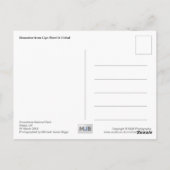 Llyn Nantlle UchafのSnowdon ポストカード (裏面)