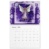 Llyne Fによる「私の紫の世界」 カレンダー (2月 2026)