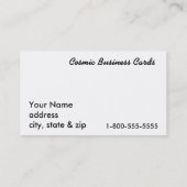 Llyrの星雲の名刺 名刺 (裏面)