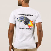 LM2500(30k HP/T&BアウトラインLright Clr付き) Tシャツ (裏面)