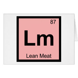 Lm - 無駄削ぎ落とした肉の化学元素記号