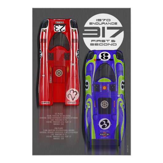 LM 1970 2 x 917 ポスター (正面)