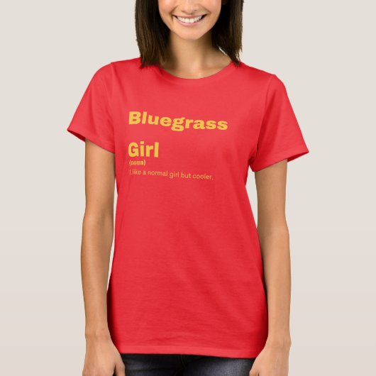 lm Girl - Bluegrass  Tシャツ (正面)