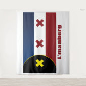 LmanburgフラッグドリームSMPチームタペストリー タペストリー (正面)