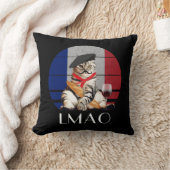 LMAOルムーフランスのネコ クッション (ブランケット)