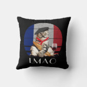 LMAOルムーフランスのネコ クッション (裏面)