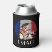 LMAOルムーフランスのネコ 缶クーラー (缶正面)