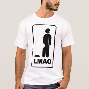 LMAO ROFL LOLアイコン印 Tシャツ