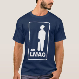 LMAO ROFL LOLアイコン印 Tシャツ
