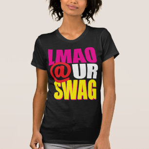 LMAO @ URのスワッグのピンク Tシャツ