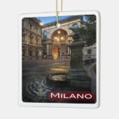 LMD005 MILAN Galleria Vittorio Emanuele, セラミックオーナメント (左)
