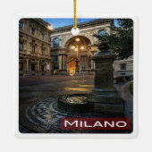 LMD005 MILAN Galleria Vittorio Emanuele, セラミックオーナメント (裏面)