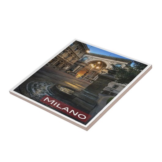 LMD005 MILAN Galleria Vittorio Emanuele, タイル (側面)