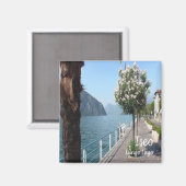 LMD080 ISEO, Promenade,イタリア,冷蔵庫 マグネット (正面/裏面)