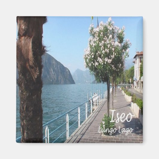 LMD080 ISEO, Promenade,イタリア,冷蔵庫 マグネット (正面)