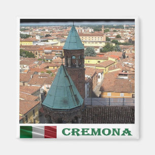 LMD084 CREMONA, Lombardy,イタリア,冷蔵庫 マグネット