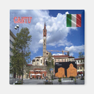 LMD095 CANTU', Piazza Garibaldi,イタリア,冷蔵庫 マグネット