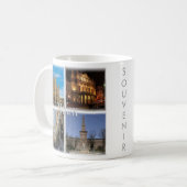 LMD117ミラノモザイク,ロンバルディア,イタリア, コーヒーマグカップ (正面左)