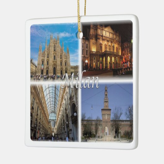 LMD117ミラノモザイク,ロンバルディア,イタリア, セラミックオーナメント (左)