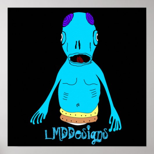 LMDDesignsエイリアン ポスター (正面)