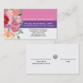 LMFTライセンス結婚と家族のセラピスト 名刺 (正面/裏面)