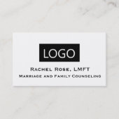 LMFTライセンス結婚と家族セラピストブシン 名刺 (正面)