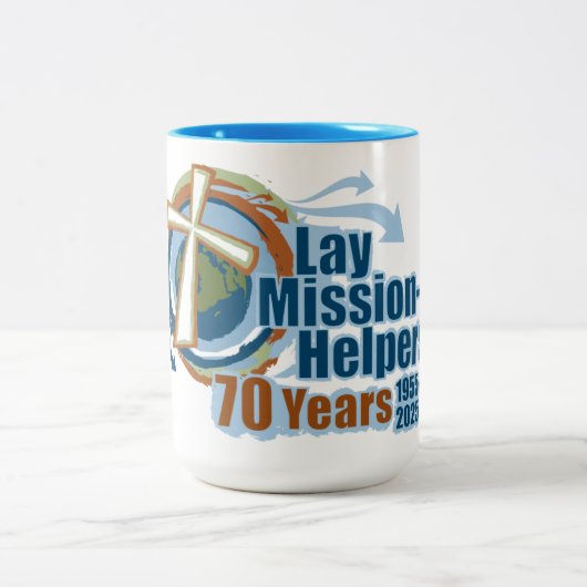 LMH 70周年記念コーヒーマグ ツートーンマグカップ (中央)