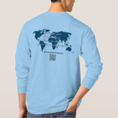 LMH 70周年記念ユニセックス長袖Tシャツ Tシャツ (裏面)