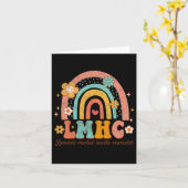 LmhcライセンスメンタルヘルスカウンセラーセラピストGr カード (黄色い花)