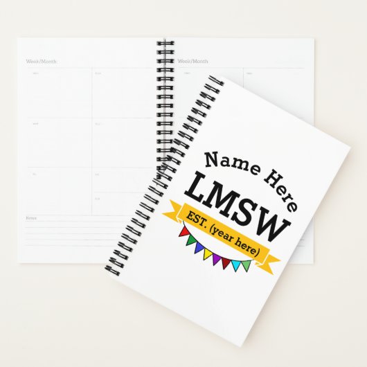 LMSWギフトライセンスのマスターソーシャルワーカー プランナー手帳 (ディスプレー)