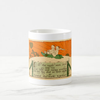 LMUの図書館のメリークリスマスのコーヒー・マグ コーヒーマグカップ