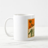 LMUの図書館のメリークリスマスのコーヒー・マグ コーヒーマグカップ (左)