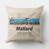 LNERクラスA4マラード機関車のプロファイルとフラグ クッション (正面)