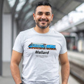 LNERクラスA4 4468 マラード - 最速の蒸気機関車 Tシャツ