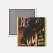 LNERスコッ飛んでいるツマン マグネット (正面/裏面)