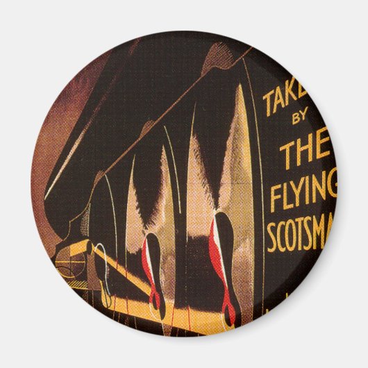 LNERスコッ飛んでいるツマン マグネット (正面)