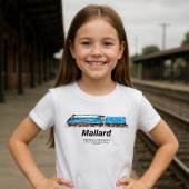 LNER A4形 4468号機 マラード - 世界最速の蒸気機関車 Tシャツ