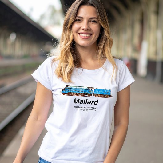 LNER A4形 4468号機 マラード - 世界最速の蒸気機関車 Tシャツ