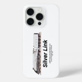 LNER Class A4 2509 Silver Link Steam Locomotive Case-Mate iPhoneケース (裏面)