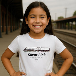 LNER Class A4 2509 Silver Link Steam Locomotive  Tシャツ
