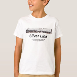 LNER Class A4 2509 Silver Link Steam Locomotive  Tシャツ