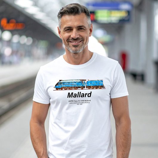 LNER Class A4 4468 Mallard - Fastest Steam Loco Tシャツ