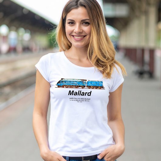 LNER Class A4 4468 Mallard - Fastest Steam Loco Tシャツ