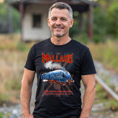 LNER Class A4 Mallard locomotive Union Jack flag Tシャツ