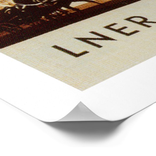 LNER Rail Posterによるエディンバラ ポスター (角)